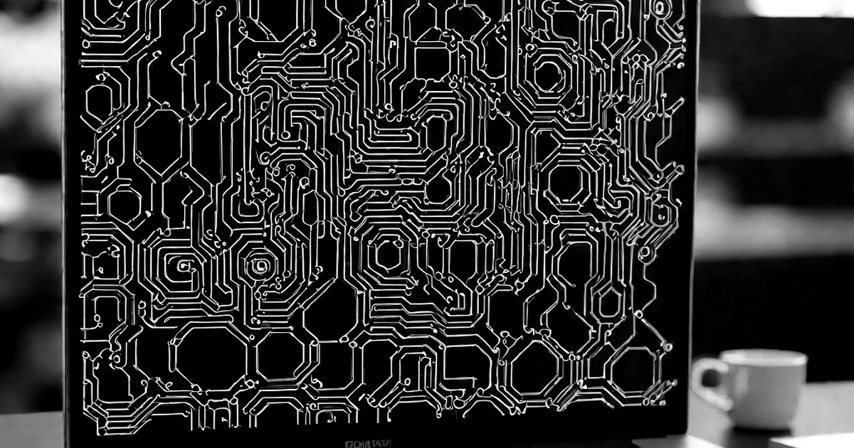 Futuristic server infrastructure representing local AI deployment with geometric shapes and digital connections